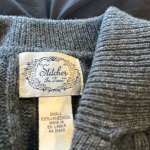 Grey wrap cardigan